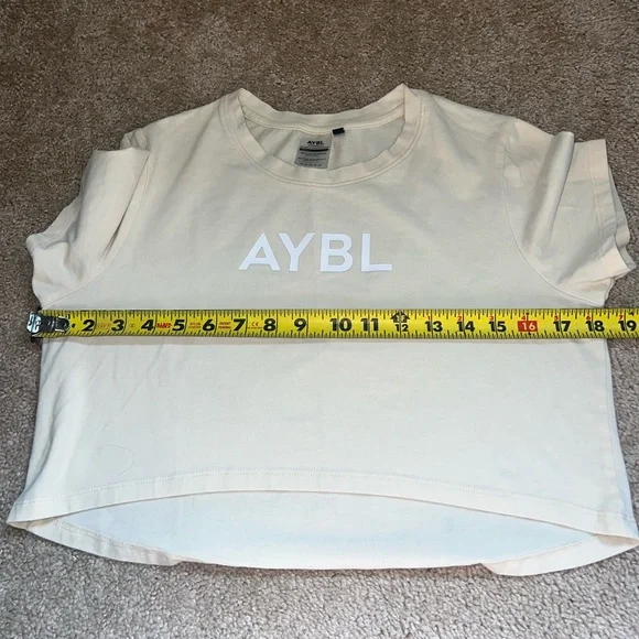AYBL Crop Tee Short Sleeve Shirt Size Small - Picture 6 of 6